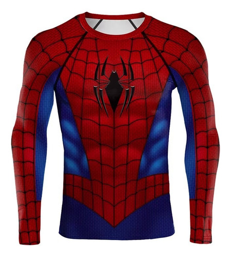 Camiseta Spider-man Deportes Running Fitness Secado Rápido