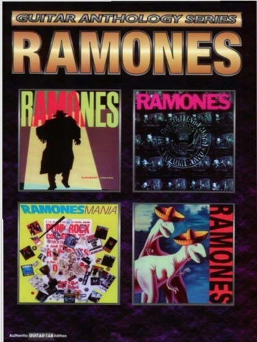 The Ramones Antology / Partituras Y Tablatura Para Guitarra