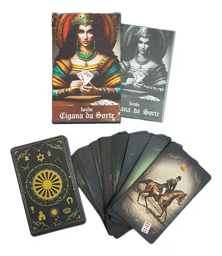 Baralho Tarô Cigana da Sorte Marselha Lenormand 36 cartas - neilomar -  Baralho - Magazine Luiza