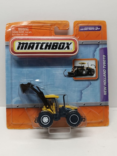 Matchbox Working Rigs 2008 Tractor New Holland Tv6070 1:64