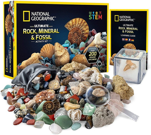 Kit De Ciencia Minerales Y Fósiles National Geographic Niños