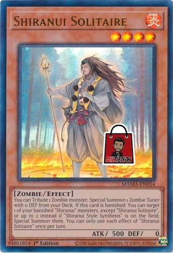 Shiranui Solitaire - Ultra Rare - Miltienda - Yugioh