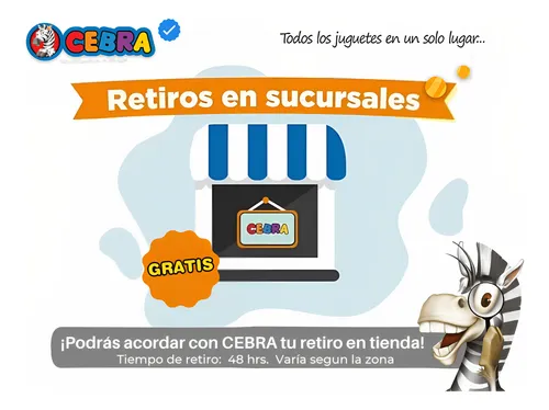 Cebra jugueteria caballito hot sale