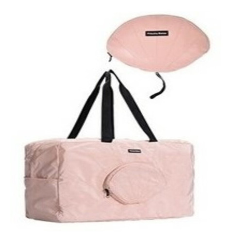 Bolsa Sacola Passeio Impermeavel Dobravel Alça Zíper Rosa