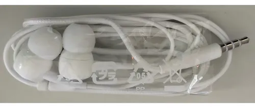 Fone De Ouvido Com Fio H´maston Cor Branco Fone De Ouvido Com Fio H´maston Cor Branco