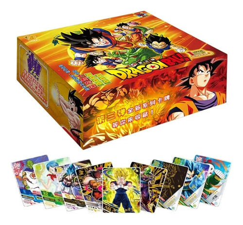 Juego De Cartas Dragon Ball / 36 Sobres 180 Cartas Colección