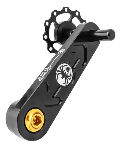 Tensor De Cadena De Bicicleta Convertidor De Una Sola Negro