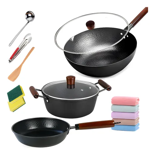 comprar Juego De Ollas Y Sartenes Con Holgura Antiadherente, 15 Piez