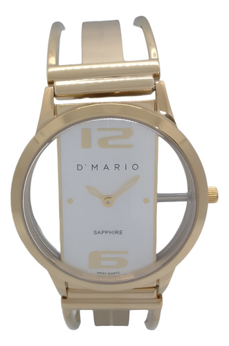 Reloj Dmario Ze1168 Hombre Cristal Zafiro 100% Original 