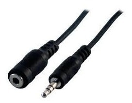 Cable Stereo Plug 3 1/2 M A 3 1/2 Hembra Extensor 1.5m
