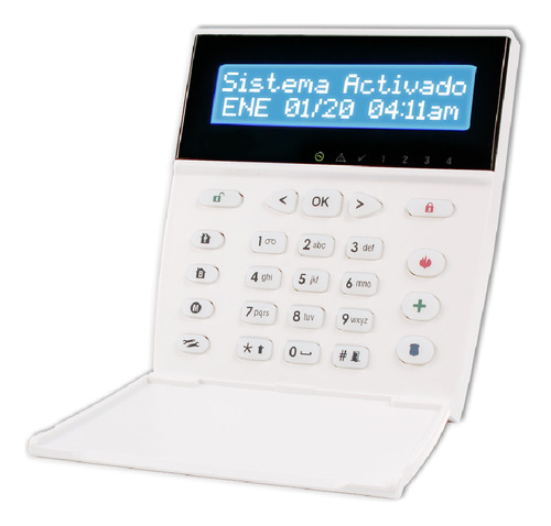 Teclado Lcd Alfanumerico - Kpd-860 Garnet Alarma