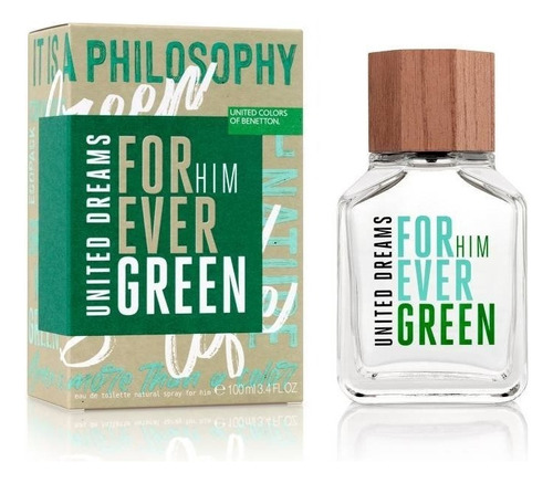 Benetton Forever Green Man 100ml Original Sellado