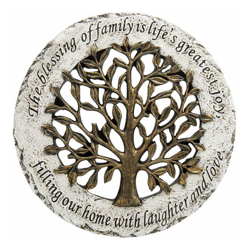Mygift Life Family Tree Style Piedra Para Jardín (resina Par