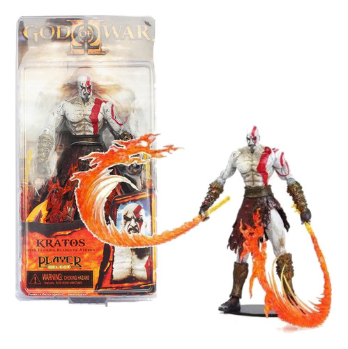 Kratos God Of War Ii Espadas Con Fuego Nuevo Con Accesorios