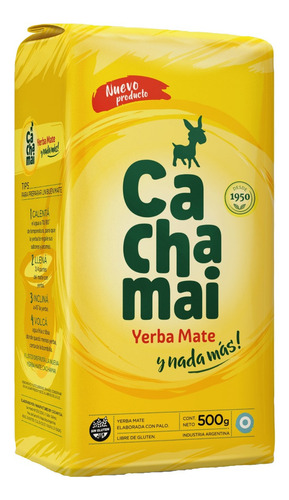 Yerba Cachamai Tradicional Estacionada X 500gr