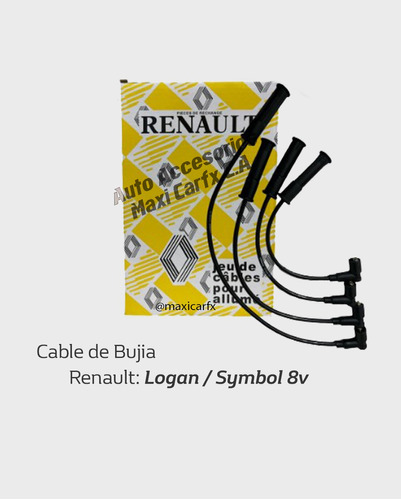 Cables Bujia Renault Logan Symbol Twingo 8v