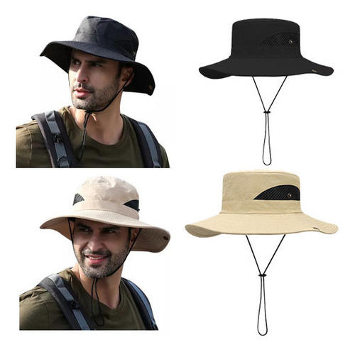 Sombrero Australiano Con Protección Solar Para Sendero De Pe