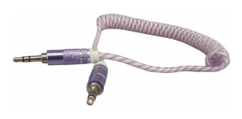 Cable Auxiliar Pack X10 Audio Miniplug 3.5mm Resorte 1 Metro