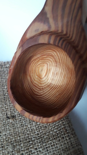Cocina Taza Medidora Volumen Madera Artesanal Nordica 100cc
