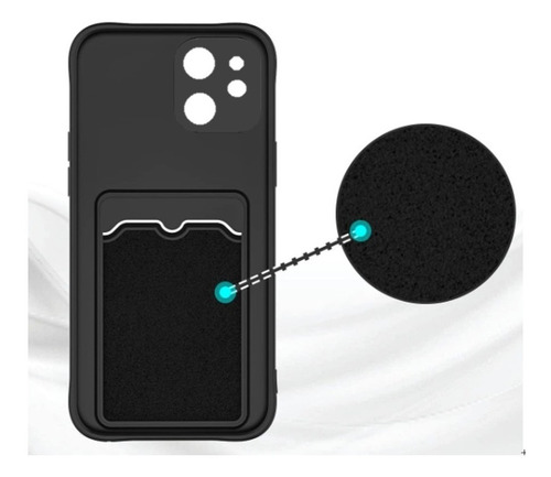 Capa Slide Fecha A Camera Para iPhone 11 6.1 Porta Cartão