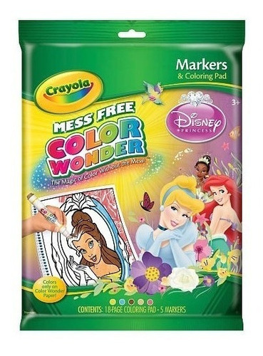Crayola Colores Wonder Marcadores Y Colorear Pad - Disney Pr