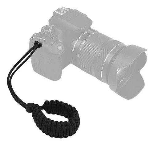 Cordón De Correa Muñeca Cámara Paracord Trenzado Ajustable