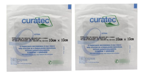 Carvão Ativado C/ Prata Plus Recortável 10x10 2 Unidades