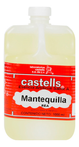 Esencia De Mantequilla Castells (sabor Y Aroma) De 1000 Ml