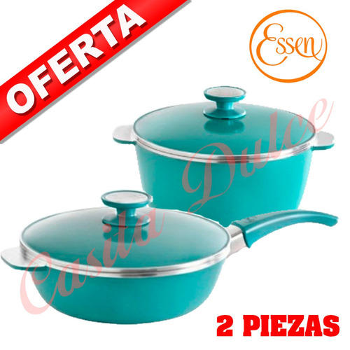 Essen Set Aqua Cacerola 18cm + Biferta C/ Antiadherente