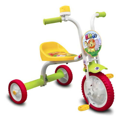 Triciclo unisex Motoca para niños Nathor, verde y blanco