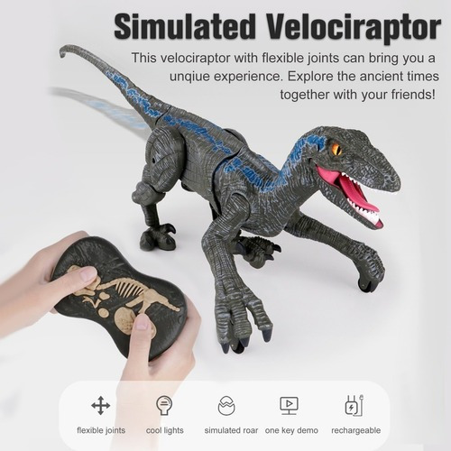 Juguete De Control Remoto Dinosaurio Juguete Grande Plata