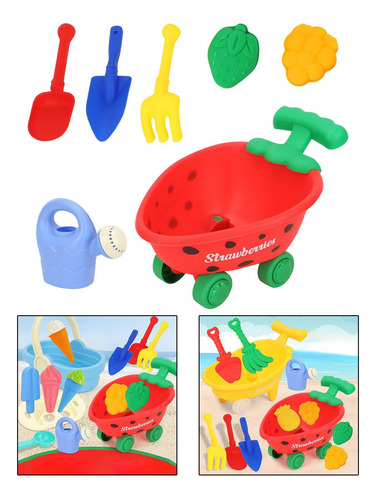Juguetes De Arena De Playa Para Niños, Juego De Rojo