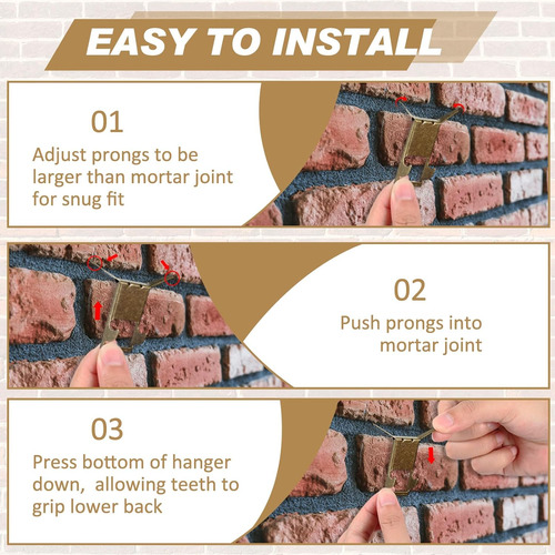 - 20 Ganchos De Pared De Ladrillo Colgar Interiores Y I...