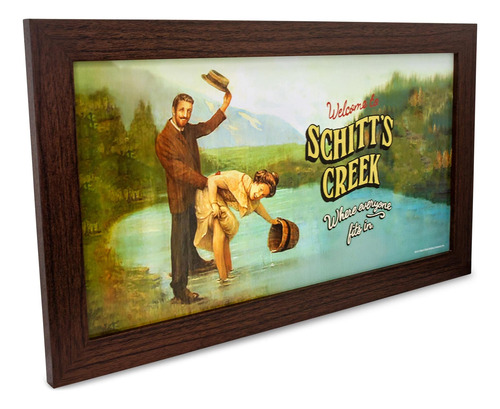 Arte De Parede Silver Buffalo Schitt's Creek Welcome Sign Re