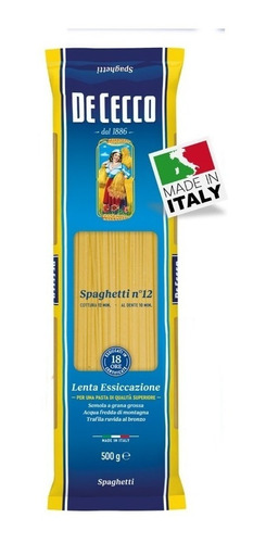 Fideos De Cecco Spaghetti Nº12 500 Gr. 