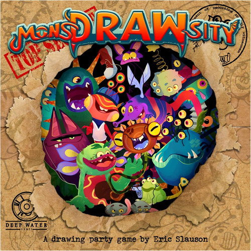 Juego De Dibujo Monstruosidad Top Secret - 8 Piezas