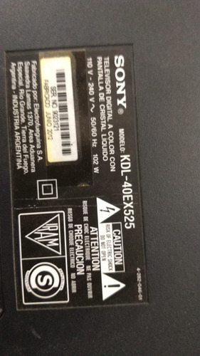 Placa Fuente Sony 40 Kdl-40ex525 (Usado)