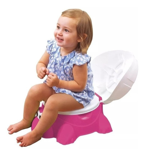 Imagen 1 de 2 de Baño Entrenador De Bebe Prinsel Kelo Banquito Contendedor Rs