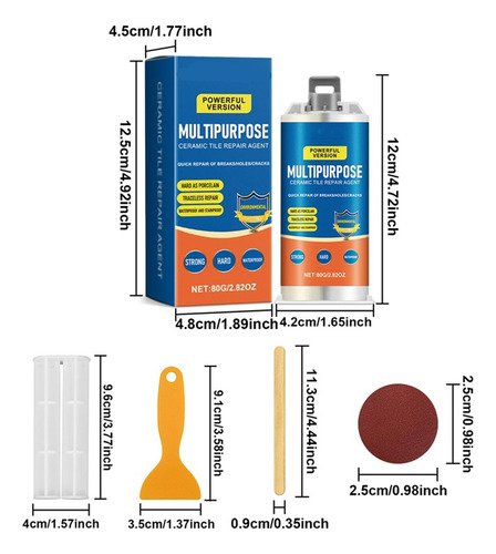 Pasta Reparadora De Azulejos De Cerámica K, Multiusos 5007