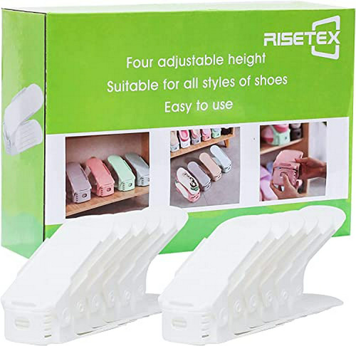 Organizador De Zapatos Ajustable 12 Pack, Compatible Con Cua