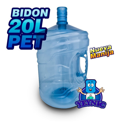 Bidon Pet 20 Litros Con Manija Retornable / Yeynic Rosario