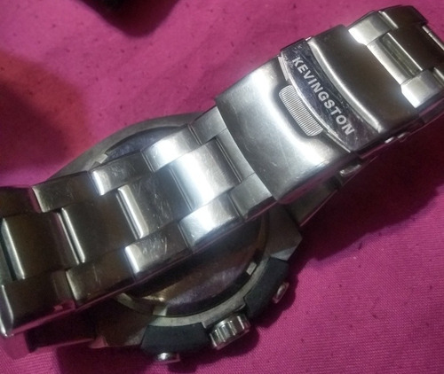 Reloj Kevingston All Acero Inoxidable Cronometro Calendario