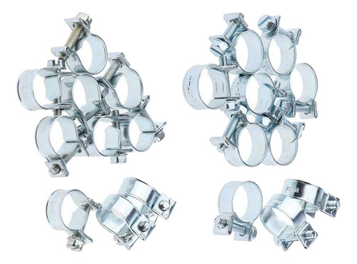 20 Piezas Mini Abrazaderas De Manguera De Combustible Kit