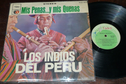 Jch- Los Indios Del Peru Mis Penas... Y Mis Quenas Lp
