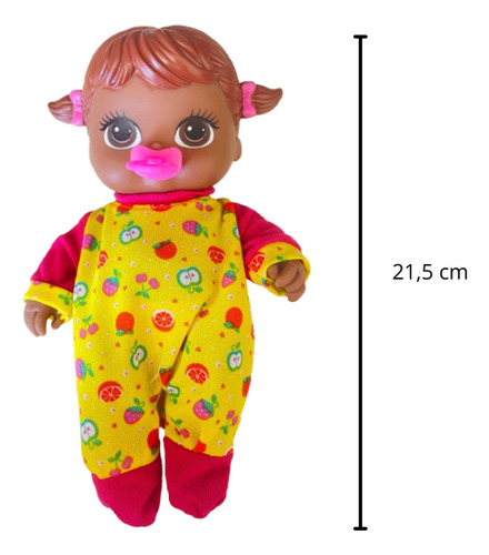 Boneca Pop Surprise Negra Com Pet Surpresa Cotiplas 2296.