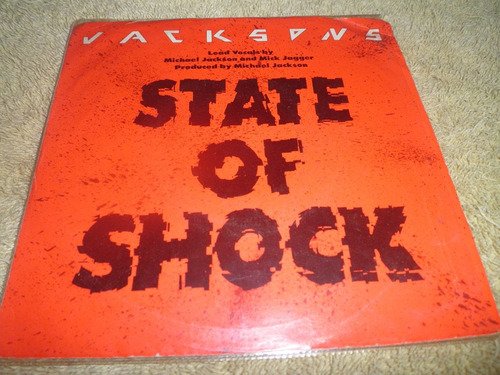 Disco Vinyl 45 Rpm 7'' The Jacksons - State Of Shock (1984)