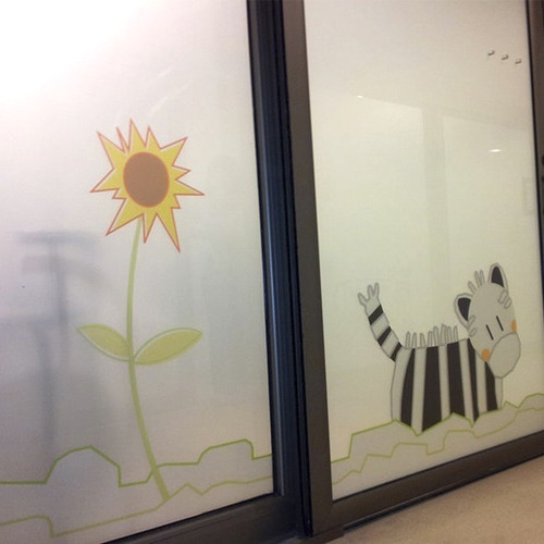 Imagen 8 de 9 de Vinilo Arenado Estampado Premium Para Vidrios 120*100 Cm
