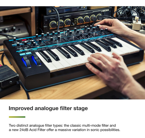 Novation Bass Station Ii Analog Monosynth: Incluye 64 Parche