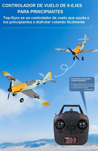 Avión Clasico P39 Airacobra Rc 4ch Top Rc Hobby Caja/regalo