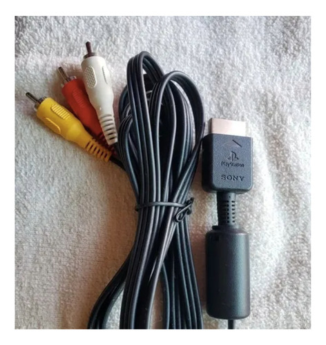 Cable Audio Y Video Rca Original Para Ps1-ps2-ps3 Av Sony (Reacondicionado)